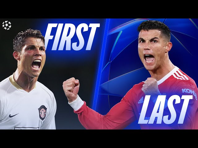 EVERY Champions League Legend's FIRST and LAST Goals! (Part 1)