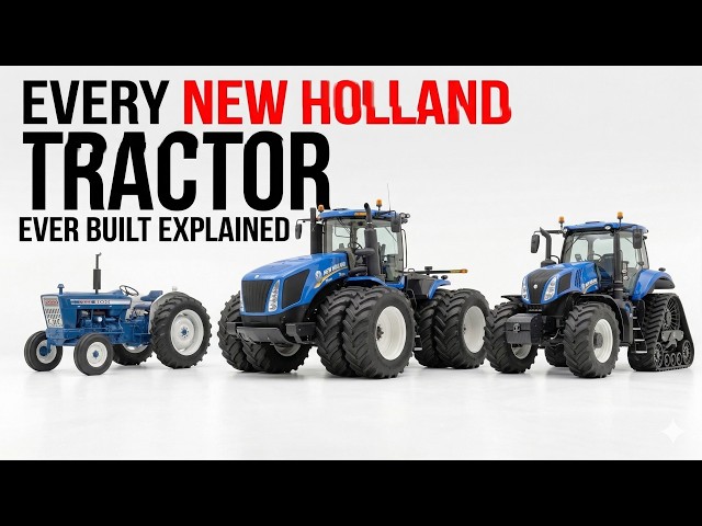 Every New Holland Tractor Ever Built Explained
