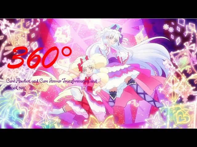 360° Cure Macheri and Cure Amour Transformation and Attack