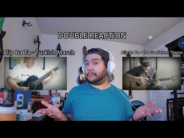 Guitarist DOUBLE REACTS To Alip Ba Ta "Turkish March" And "Godfather Theme" | Alip Is So Amazing!!!