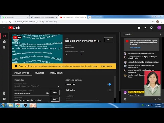 STEKOM-Kasih Purwantini M.Si-KSP Live Stream