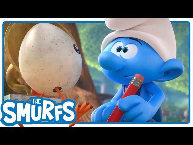 Clumsy's Secret Talking Machine! 🤖 • The Smurfs 3D • Cartoon movies
