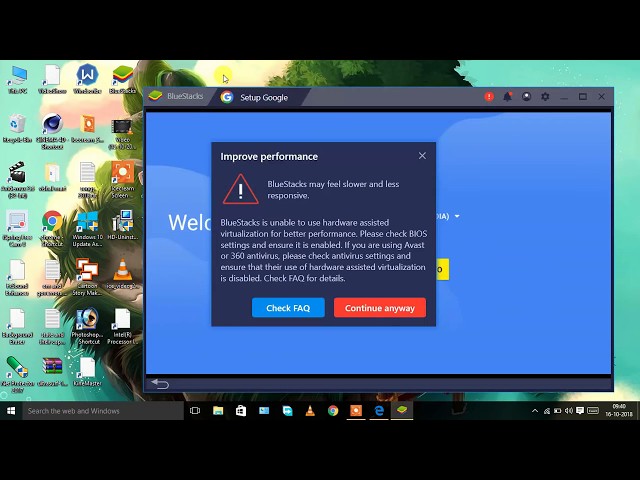 how to fix bluestacks 4 error in installation improve performance by Destech