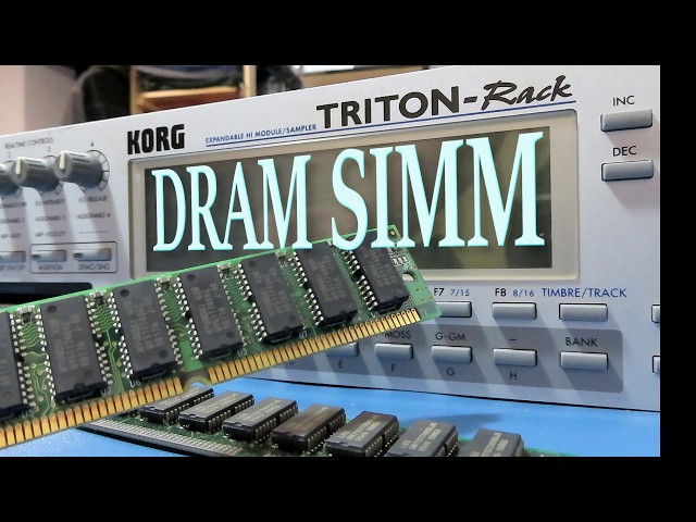 Korg Triton Rack DRAM SIMM Memory Expansion Installation Guide.