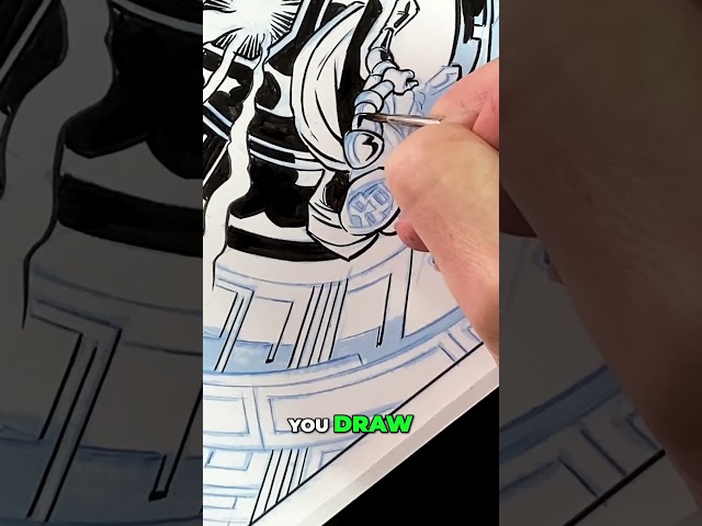 How REALISM Has NEGATIVELY Affected COMICS #inking #kirby #winsornewton #comicbookart #artist