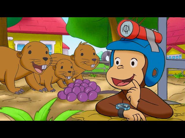 George's Underground Mission! 🐰 | Curious George Compilation | Adventure & Play