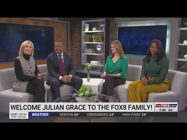 Watch: Welcome Julian Grace to the FOX8 Morning News family!