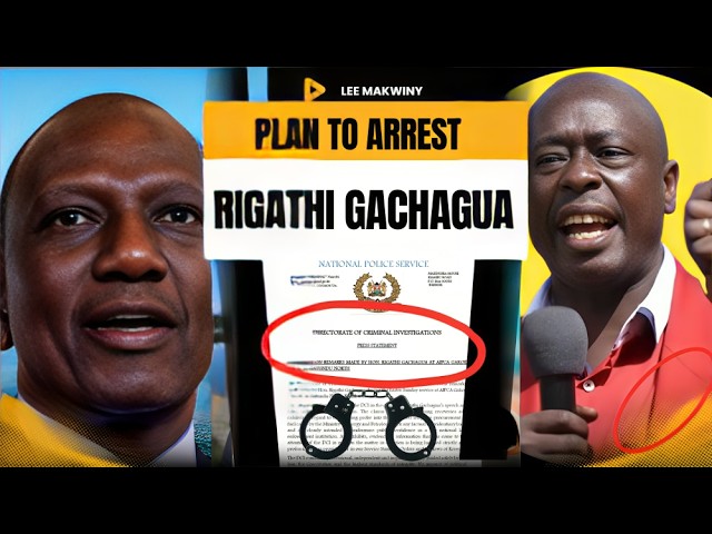 🚨LEAKED ARREST PLOT! Secret Plan to ARREST Gachagua Before Ol Kalou Showdown with Ruto|  Lee Makwiny
