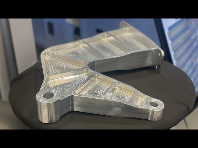 120Kg of aluminium machined to just 12Kg at the Mills CNC Open House