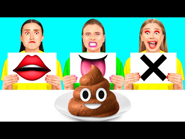 Bite, Lick or Nothing Challenge | Kitchen Hacks and Recipes by BaRaDa Challenge