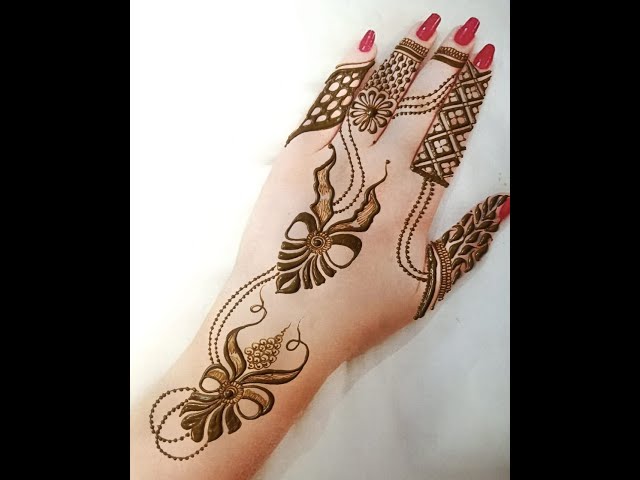Trending Henna Designs 2025 🦋🌺  | Easy & Simple Eid Mehndi Design for Hands| Easy Henna Ideas