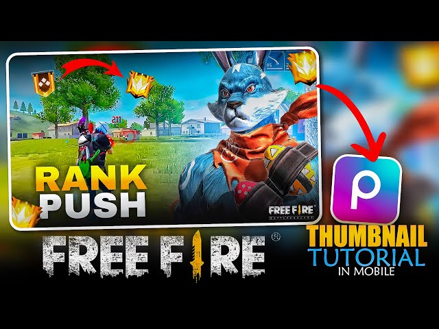 Make This Awesome Free Fire Thumbnail In Picsart 🔥 Free Fire Thumbnail Kaise banaye