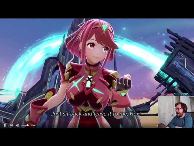 Dunkey sees smash reveal