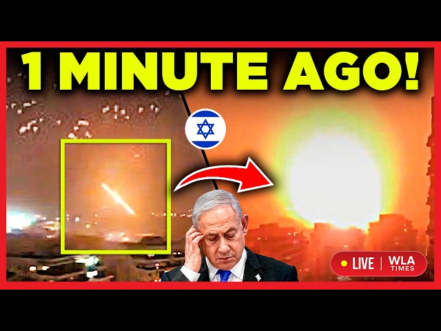 LIVE ON CAM: Israel 'On Fire' As Iran Drops Cluster Bombs; Ceasefire 'REJECTED'? Israeli Cities HIT