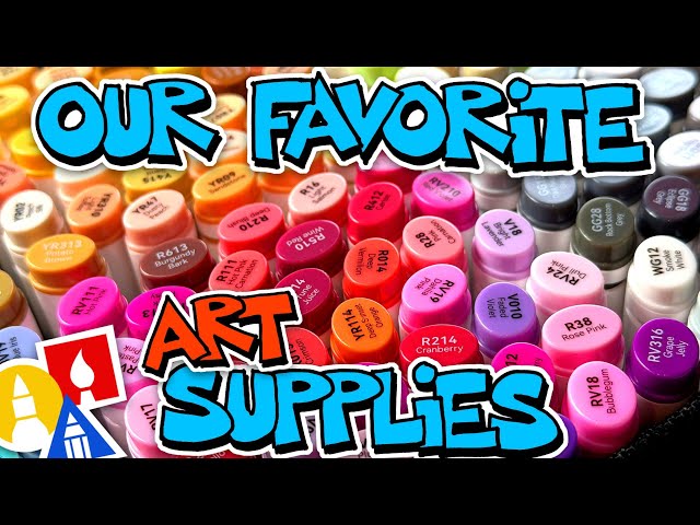 The Simple Art Supplies We Use At Art For Kids Hub