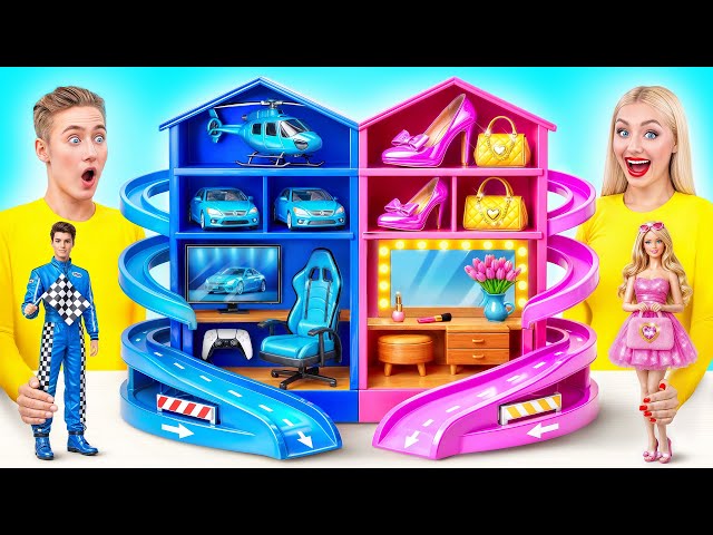 We Build Amazing Doll House | Boys vs Girls by Multi DO Smile