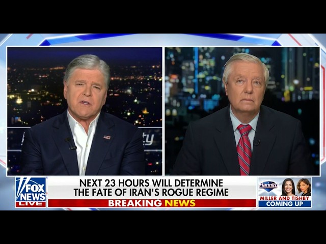 Graham Joins Sean Hannity to Discuss President Trump's Deadline for Iran to Accept a Deal