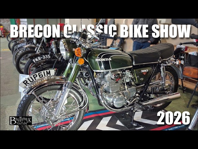 The Brecon Classic Motorcycle show 2026 in 4K HD. The best classic show you've never heard of