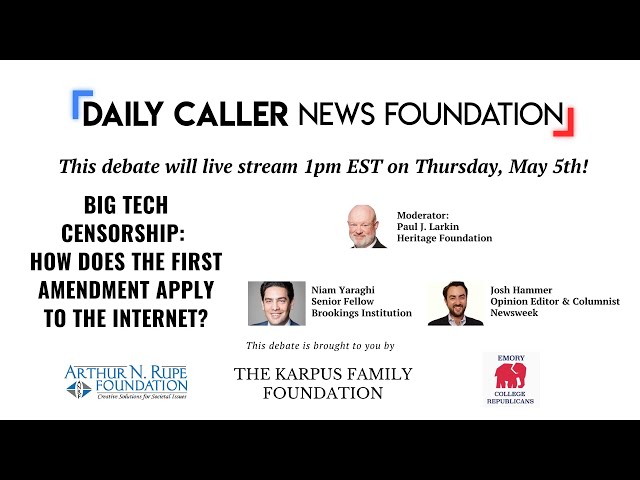 Big Tech Censorship: How Does The First Amendment Apply To The Internet?