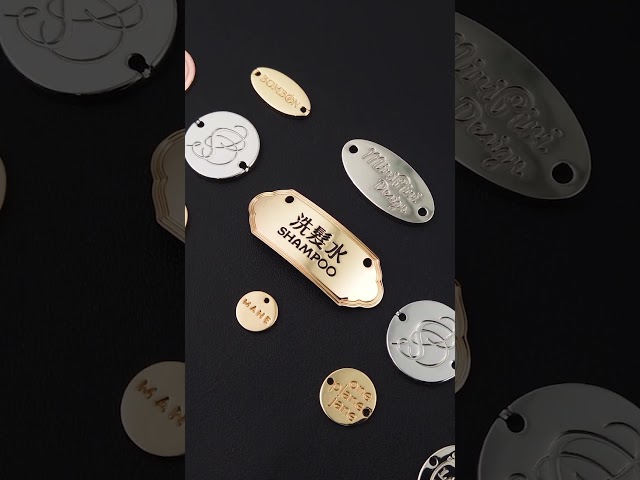 metal logo label for clothes or bag/metal tag