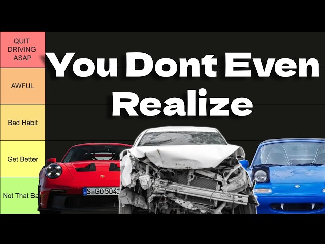 SUBTLE Signs You SUCK At Driving (Tier List)