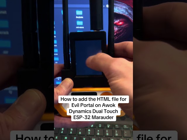 Video Request: How to add an HTML to your Awok Dynamics Dual Touch ESP-32