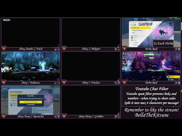 Shiny Raids! | 24/7 Item raids! | Pokemon Scarlet & Violet