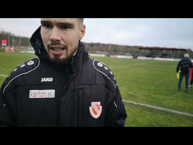 Niclas Erlbeck nach dem 0:2 gegen Optik Rathenow