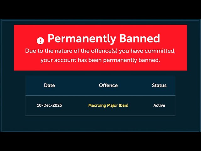 Jagex Permanently Banned My Accounts.