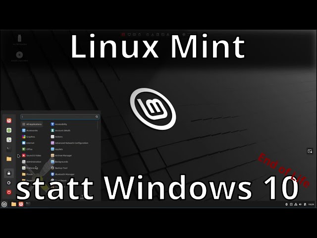BitBastelei #669 - Linux Mint as a Windows 10 replacement