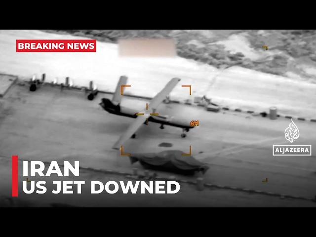 Iran says it downed US fighter jet as search and rescue under way