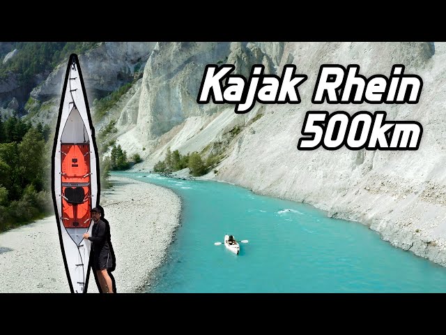 Mit dem ORU Kajak auf dem Rhein - Alpenrhein bis Mittelrhein