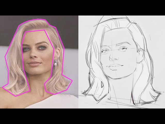 How to Draw Hair (Shape and Design Method)