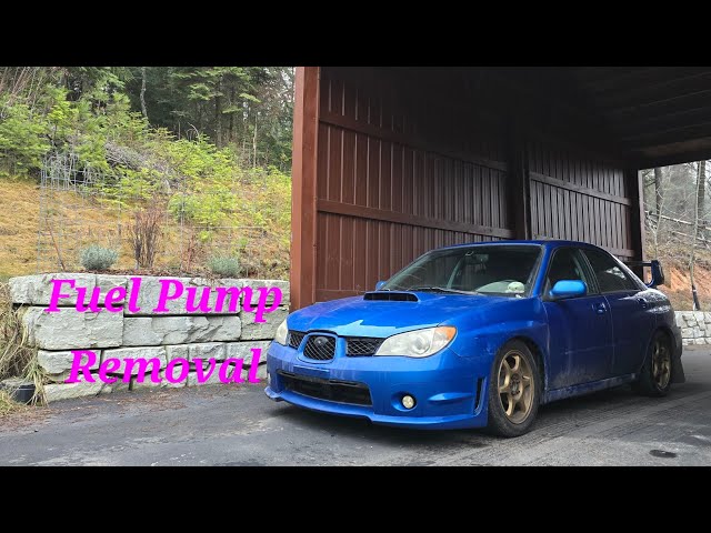 Master the Quick WRX Fuel Pump Removal Like a Pro!