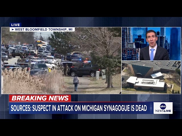 LIVE COVERAGE: Law enforcement responds to active shooter at Michigan synagogue