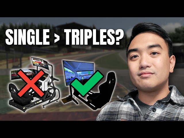 Single Monitor Sim Racing - It’s Better Than You Think