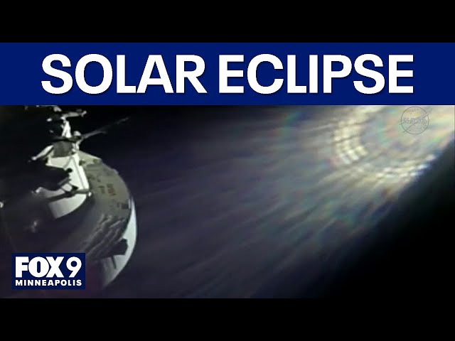 Artemis II Orion views total solar eclipse not visible from earth