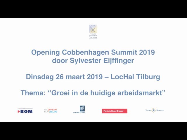 Cobbenhagen Summit 2019  Opening door Sylvester Eijffinger
