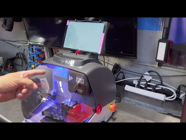 Futura Auto Key Cutting Machine - Full Setup
