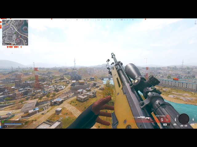 Call of Duty B06 WARZONE 4 SOLO Sniper Frostline | PS5 Gameplay (Full Match - No Commentary)