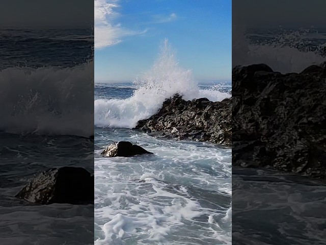 Ocean Waves in Slow Motion - For Relaxation #stressrelief #whitenoise