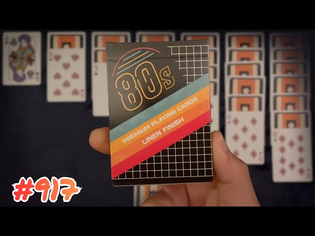 The 80's Deck ~ ASMR Solitaire #917