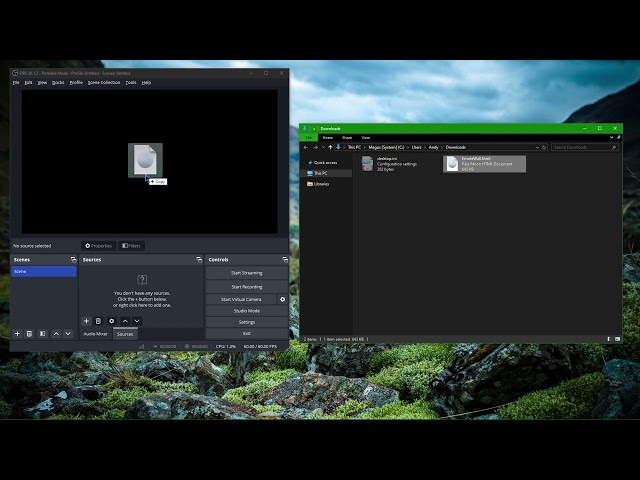 OBS Studio: Adding HTML Sources