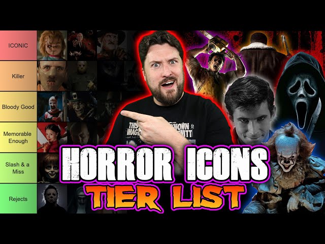 Ranking Horror Icons | Tier List