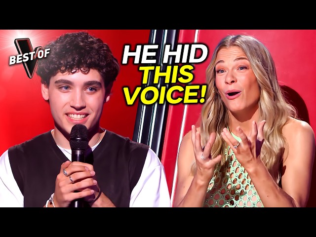 He Was Too Embarrassed To Sing Then Did THIS! | The Voice