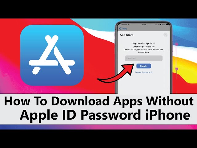 How to Install Apps Without Apple ID Password / Download App from App Store Without Password iOS 17