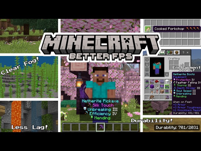 Better FPS | FPS Boost Pack for Minecraft Bedrock (MCPE 1.21+) | No Lag + Extra Features!