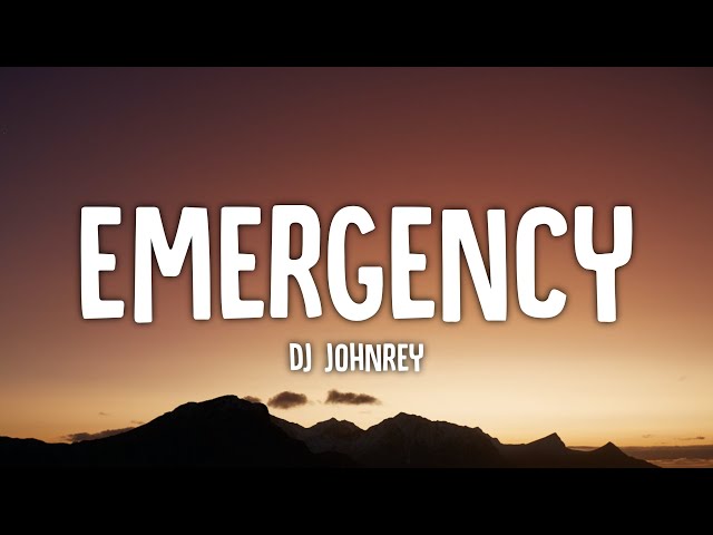 DJ Johnrey - EMERGENCY Budots Remix (Lyrics) Emergency paging dr. beat (Tiktok)