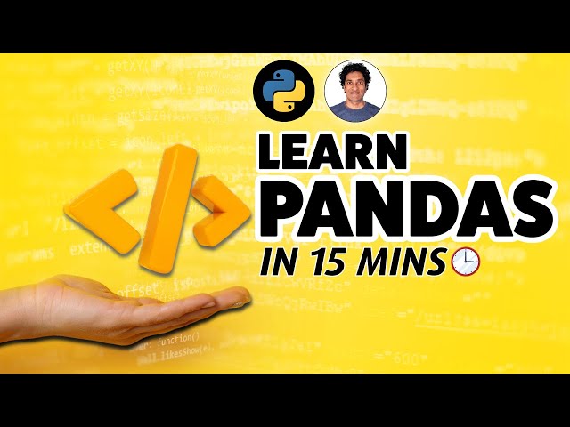 Learn how to use PANDAS in Python in 15 minutes - with 10 real examples
