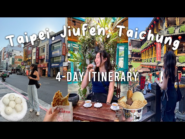 Taiwan Travel Vlog: Best things to eat & do in Taipei, JiuFen, and Taichung